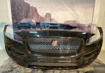 фары range rover: Передний Бампер Jaguar 2018 г., Б/у, цвет - Черный, Оригинал