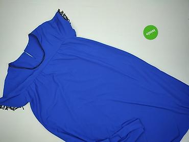 niebieski: Sukienka damska, rozmiar 4XL — 2