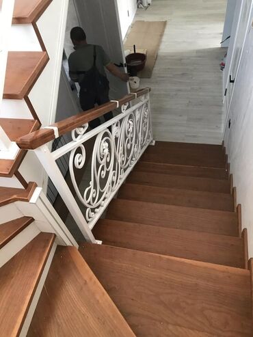 Деревянные лестницы: Берем на заказ лестницы,все виды лестниц перилы любой сложности at lalafo.kg — 16 Деревянные лестницы: Берем на заказ лестницы,все виды лестниц перилы любой сложности — 16