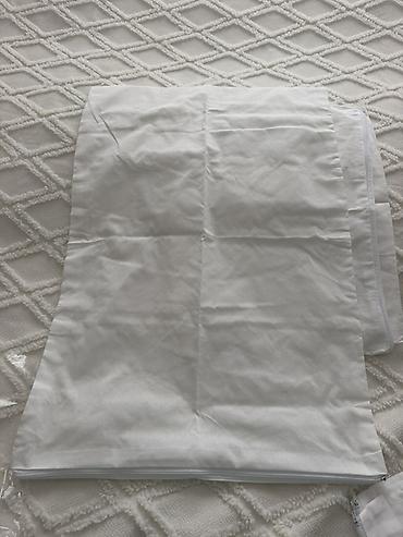 tekstil: Məhsul: Fermuarlı yastık üzleri ağ rəng) Təsvir: - Material: Yüngül — 1