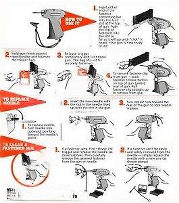 Heftalice: ESCA e-77 Standard Tag Gun – pištolj za etiketiranje tekstila - — 9