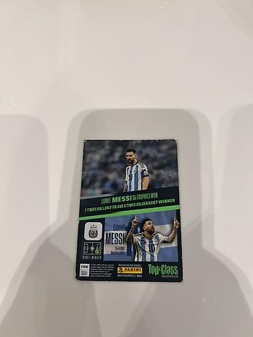 messi topu: Panini Top Class kolleksiya kartı – “MESSI UNBEATABLE” (TC 262) - — 2