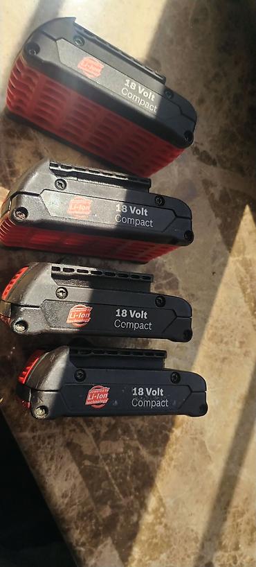 li ion: Məhsul: 18V Li‑Ion “Compact” akkumulyatorlar (Bosch uyğun) Təsvir: - — 3