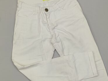 spódnice dżinsowe biała: Jeansy, M, stan - Zadowalający