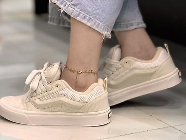 белые туфли новые: Vans Bej rəngli unisex idman ayaqqabısı - Stil: klassik skate/sneaker — 3