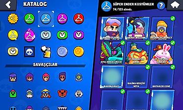Услуги: Brawl Stars hesabında geniş skin kolleksiyası satılır. Özəlliklər: 50 — 9