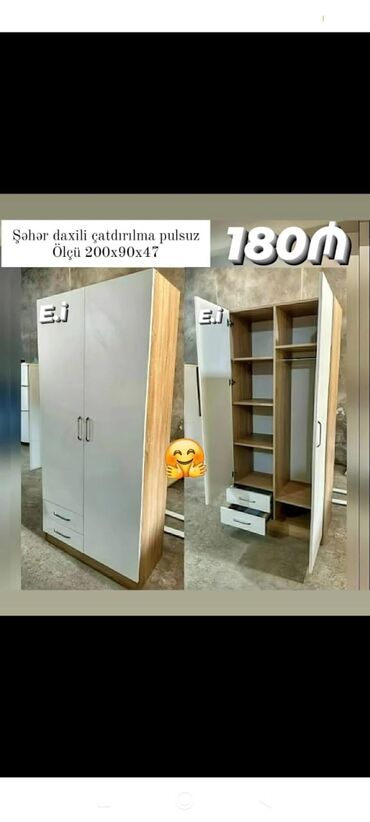Dolablar: Yeni, Düz dolab, Qarderob, paltar dolabı