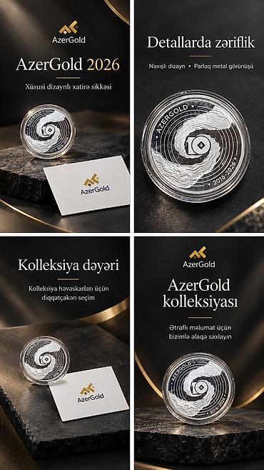 tuheksan kapsul: AzerGold 2026 – xüsusi dizaynlı xatirə sikkəsi - Brend: AzerGold - — 1