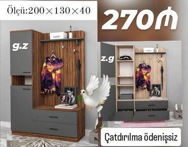 сушильный шкаф для фруктов бишкек: Yeni, Düz dolab, Dəhliz dolabı