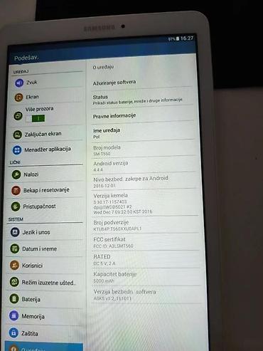 oglasi 020: Samsung Galaxy Tab SM T560 8GB + futrola. Polovni u odlicnom stanju — 5