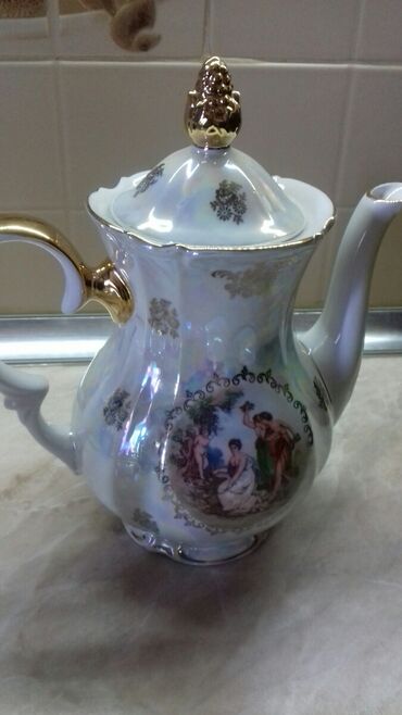 Dəm çaydanları: Yeni, Dəm caydanı, Farfor, 2 l, Almaniya