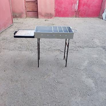 mini manqal: Metall manqal / 75 uzunu 40 eni 15 şiş gedir istənilən ölçüdə sifariş — 3