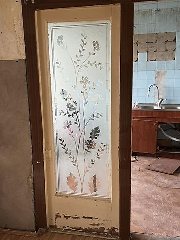 qapi ucun bezekler: PULSUZ GƏL APAR !!! Şüşəli taxta qapı-lambrilər (şüşə ornamentli) - — 4