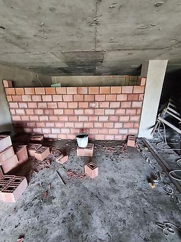 ev sekilleri cekmek: Ancaq binalarda kərpic işi. (daimi iş olaraq) — 8
