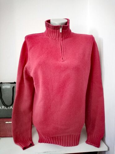 massimo dutti košulje: M (EU 38), Cotton, Single-colored, color - Red