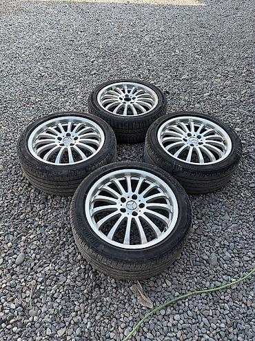 Диски: Литые Диски R 18 AMG, Комплект, отверстий - 5, Б/у — 1