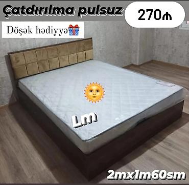 matras taxt: Yeni, İkinəfərlik çarpayı, Matras ilə — 1