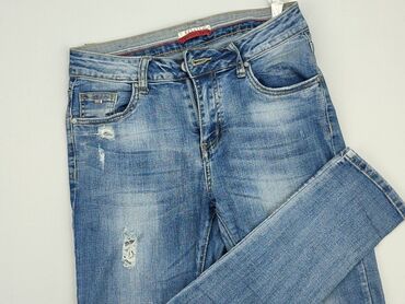 spodnie jeans baggy: Jeansy, S, stan - Dobry