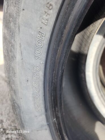 широкий бампер на гольф 2: Пара автомобильных шин 235/55 R18 100H, маркировка M+S (всесезонные)