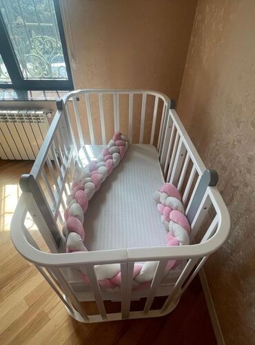 uşag beşiyi: Oğlan və qız üçün, Yeni, Beşik, Matras ilə