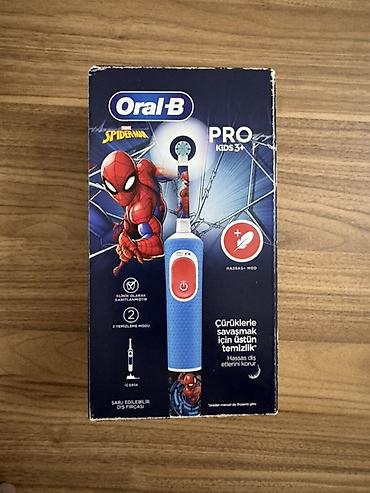 Məişət texnikası: Oral-B Pro Kids 3+ elektrik diş fırçası – Marvel Spider‑Man dizaynı — 1