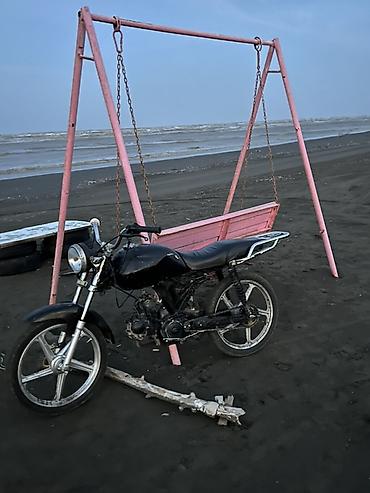 elektrikli yuk motoru: Yüngül yol və şəhər üçün praktik motosiklet - Kuzov rəngi: qara - — 1