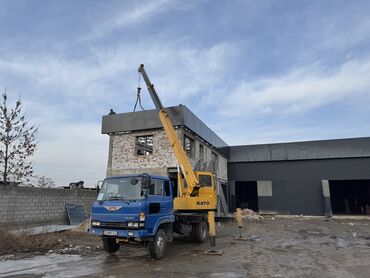 Услуги манипулятора: Кран услуга Стрела 21 метр Контейнер вагон бухта кирпич кум шагыл — 12