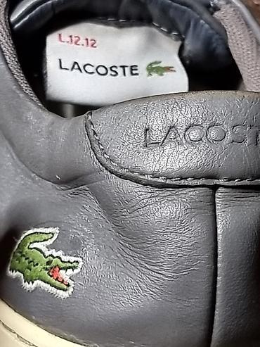 Кроссовки и спортивная обувь: Мужские кроссовки, 42, Lacoste, Б/у, цвет - Серый, Самовывоз — 9