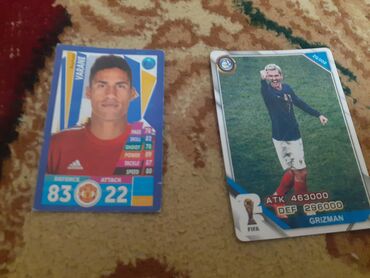 Kolleksiya kartları: Futbol kolleksiya kartları dəsti - Müxtəlif dizaynlarda, rəngli və — 8