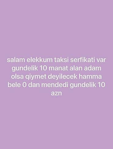 gece taksiye cikmak: Taksi sürücüsü tələb olunur — 1