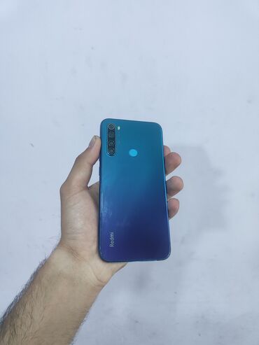 xiaomi mi2s: Xiaomi Redmi Note 8, 128 ГБ, цвет - Синий, 
 Кнопочный, Отпечаток пальца, Face ID