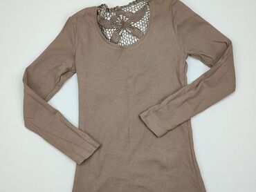 brązowa bluzki: Блуза жіноча, S, стан - Хороший