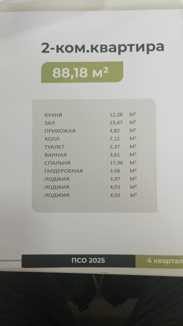 Новостройки от застройщика: 107 серия, 2 комнаты, 88 м² — 16
