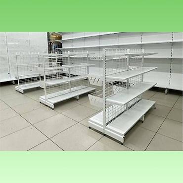 Стеллажи: Металлический стеллаж сборный, торговые стеллажи, железная мебель — 8