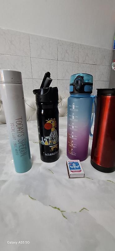 Кухонные наборы: Набор кухонных форм и бутылок/термокружек сковородка разные — 3