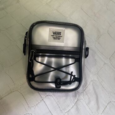 спортивная сумка: Барсетка «Vans” полностью прозрачная, unisex, отличного качества