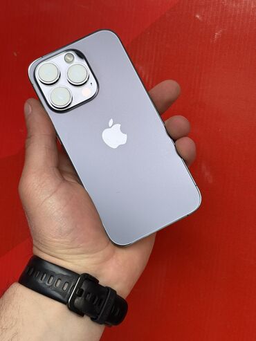 телефон fly v100: IPhone 14 Pro, 256 ГБ, Deep Purple, Отпечаток пальца, Face ID, Беспроводная зарядка