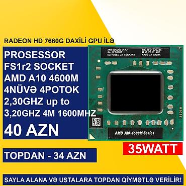 Prosessorlar: Notebook üçün Prosessorlar SAYLA ALANA VƏ USTALARA TOPDAN QİYMƏTLƏ — 6