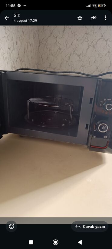 Meyvə və tərəvəz qurudan aparatlar: Mikrodalğalı soba Electrolux, Qril ilə, rəng - Qara