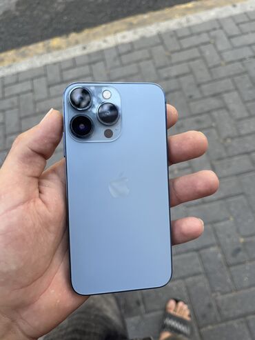 iphone 13 pro max 256: IPhone 13 Pro, 256 GB, Sierra Blue, Zəmanət, Simsiz şarj, Face ID