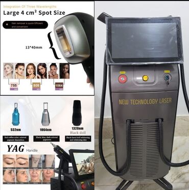 Lazer aparatları: Tatto silmə, Karbon pilinq, Təlim keçirilir