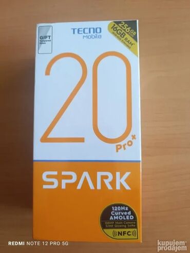 iphone 8 100€: Tecno Spark 20 Pro, 256 GB, bоја - Svetloplava, Garancija, Otisak prsta, Dual SIM na lalafo.rs iphone 8 100€: Tecno Spark 20 Pro, 256 GB, bоја - Svetloplava, Garancija, Otisak prsta, Dual SIM