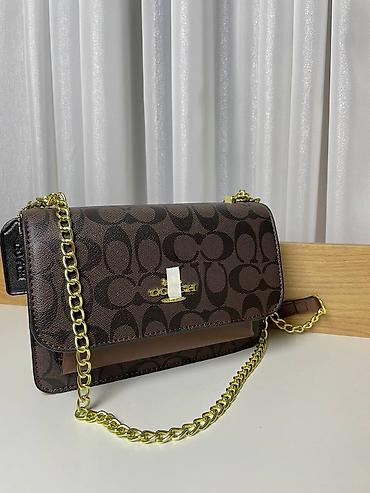 Классические сумки: Классическая сумка, Coach, Китай, Материал: Экокожа, Жёсткая конструкция, Женские, Новый — 2