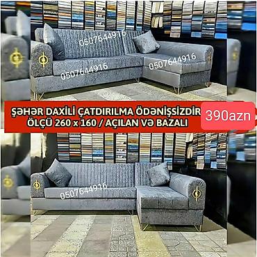 divan ustu: Künc divan, Yeni, Açılan, Bazalı, Parça, Pulsuz çatdırılma — 4