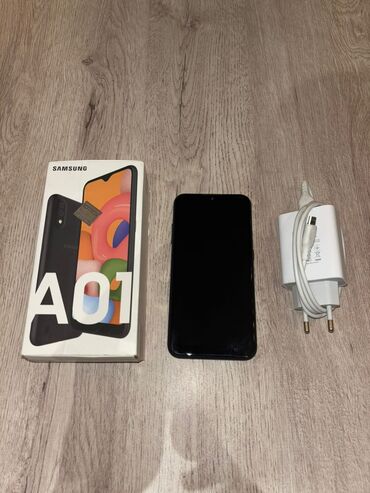 samsung j500h: Samsung Galaxy A01, 16 GB, rəng - Qara, İki sim kartlı, Zəmanət, Sensor