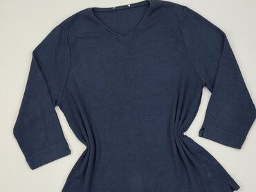 niebieska bluzki z falbankami: Blouse, M (EU 38), condition - Very good