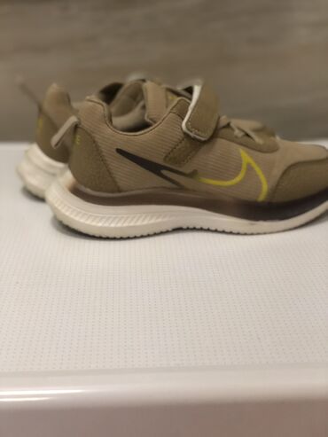 Women's Sneakers and athletic shoes: Кроссовки, 32, Nike, Б/у, цвет - Бежевый, Самовывоз — 2