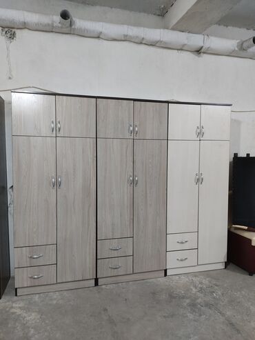 Шкафы для одежды: Шкаф для одежды, Новый, Прямой, ЛДСП — 7