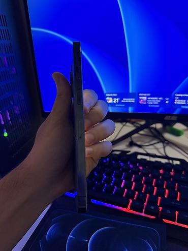 Apple iPhone: IPhone 12 Pro Max, 256 GB, Pacific Blue, Face ID, Barmaq izi — 4