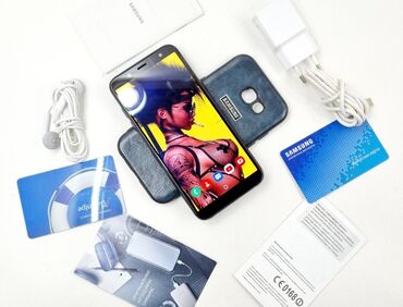 samsung 2022: Samsung Galaxy A6, Б/у, 128 ГБ, цвет - Черный, 2 SIM